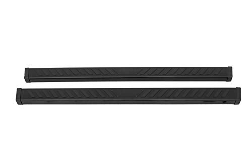 Lund Summit Ridge 2.0 Black Stainless Steel Running Boards for 2015-2018 Ford F-150 SuperCab