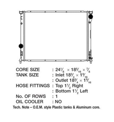 Radiator CSF 3525