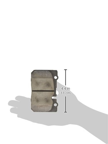 Centric Posi Quiet 105.06650 Premium Ceramic Front Disc Brake Pad Set for Select 1995-2000 Lexus LS400 Model Years