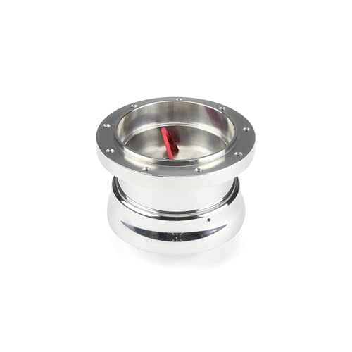 Adjustable Nine Bolt Polished Billet Aluminum Steering Wheel HUB Adapter for '61-'67 Ford F-Series, Bronco, Van
