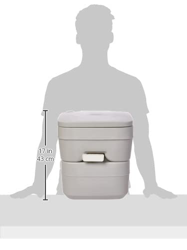 5.0 Gallon Dometic Portable Toilet, Platinum