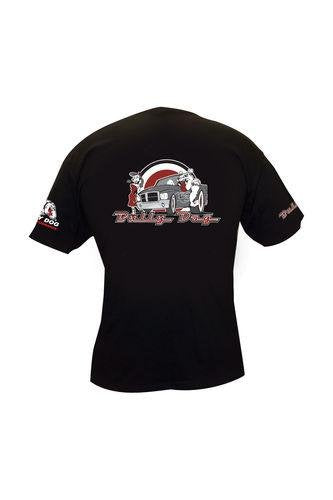 Medium Bully Dog PR2065 Black Women's 50's T-Shirt