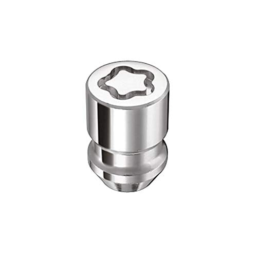 Chrome Wheel Lock Set McGard 24157, Cone Seat, M12x1.5 Thread, 13/16 Key Hex