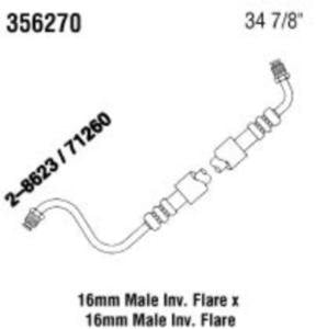 Power Steering Gates 356270 Hose Assembly Pressure Line