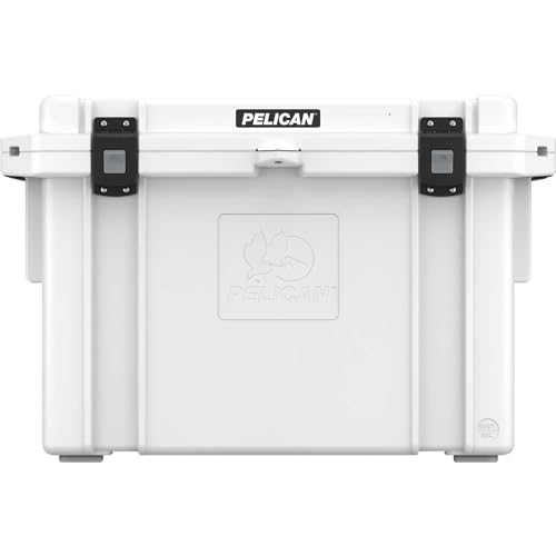 95 QT Pelican Elite Cooler (White)