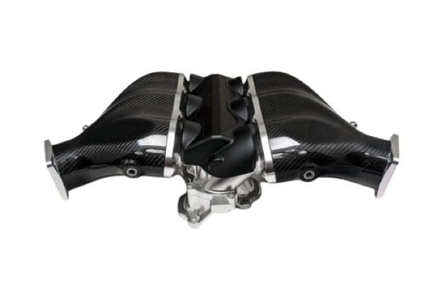 Carbon Fiber/Billet ALPHA GT-R Intake Manifold Standard Fuel Rail (6 Injector) Purple