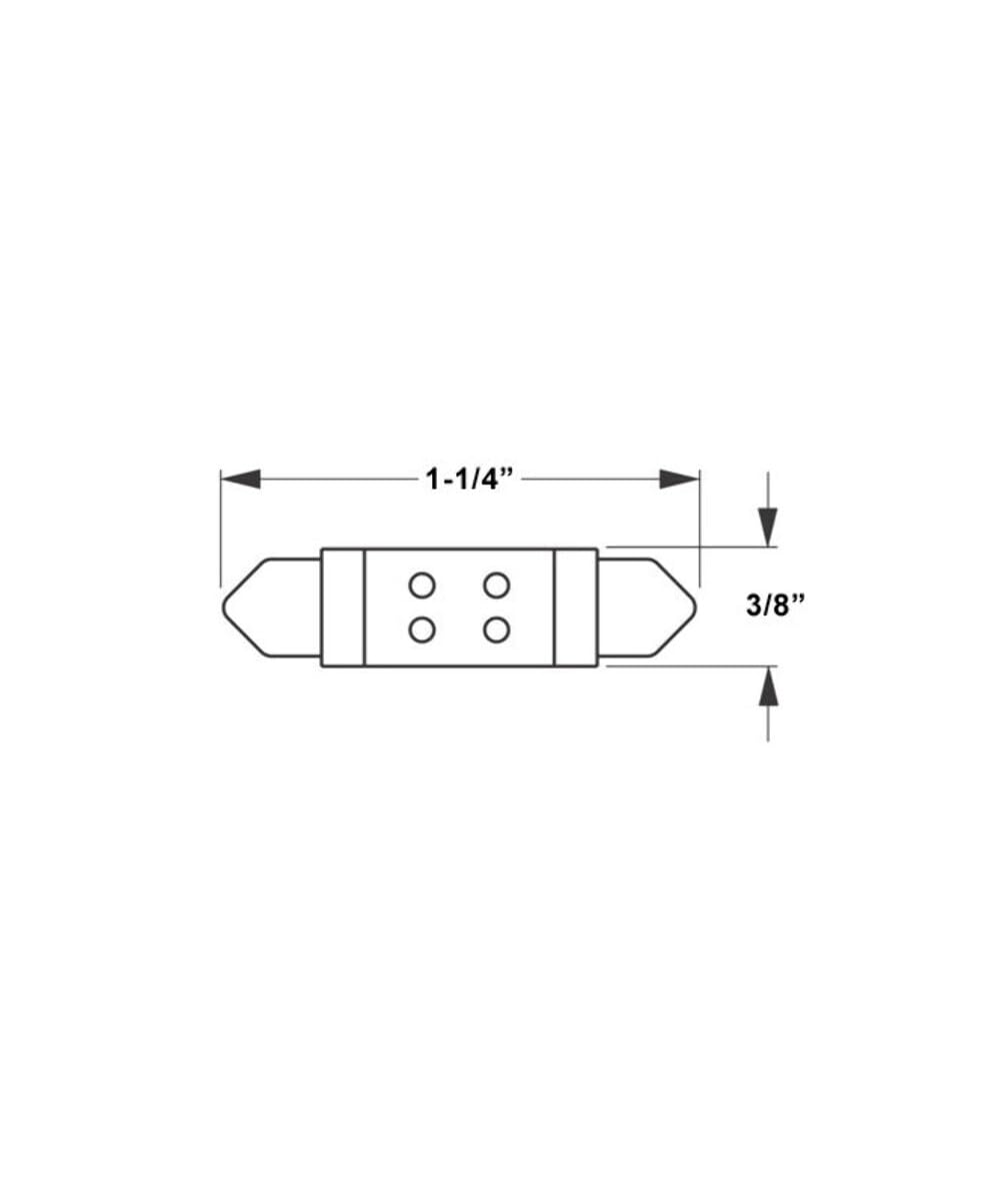 Led Festoon Bulb Seadog 4422321 1-1/4 4 Led