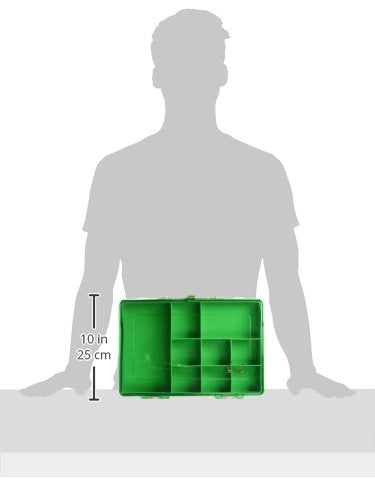 Plano Tackle Box Magnum Double Side Sandstone/Green 1119, Premium Storage, Multi