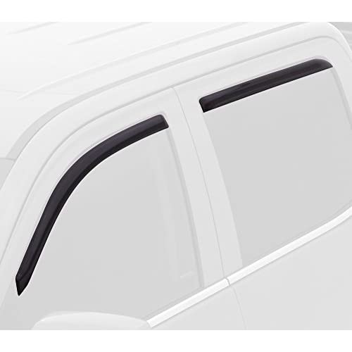Rain Guards Auto Ventshade [AVS] for 1985-1990 Oldsmobile 98/Buick Electra/Park Avenue, 1986-1991 Oldsm Delta 88/Buick Lesabre/Pontiac Bonneville, 4 pcs. | Window Vent Visors - Stainless | 14122