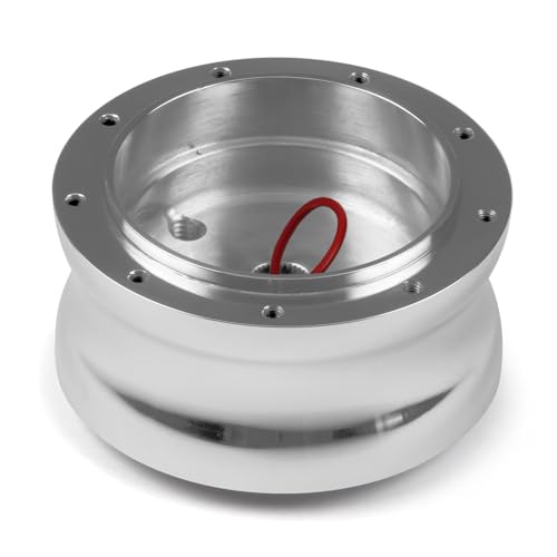 Polished Nine Bolt Billet Aluminum Steering Wheel HUB Adapter for '85-'89 Nissan, '85-'89 Nissan Trucks