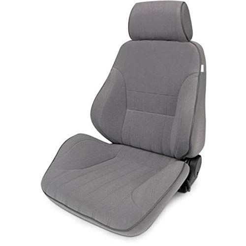 Smooth Back Rally Left Recliner Grey Velour