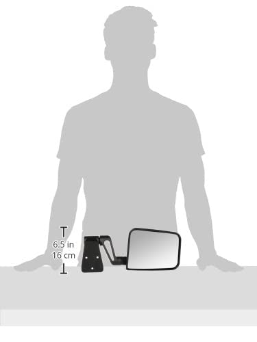 11002.03 Omix-Ada | Door Mirror Kit, Black | OE Reference: 82200834K | Fits 1978-1995 Jeep Wrangler YJ, 1997-2002 Wrangler TJ with Half Doors