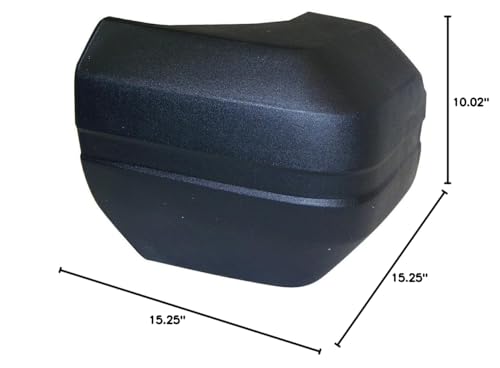 Rear Left Side Bumper Cap Crown Automotive 55022077, black