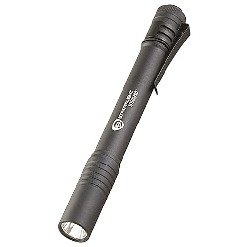 Stylus Pro Streamlight 100-Lumen Penlight with 2 AAA Alkaline Batteries, Black