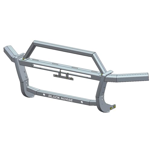 Rambler Black Horse Grille Guard Modular Black Compatible with 2025-2025 Toyota 4Runner-RAG3T21