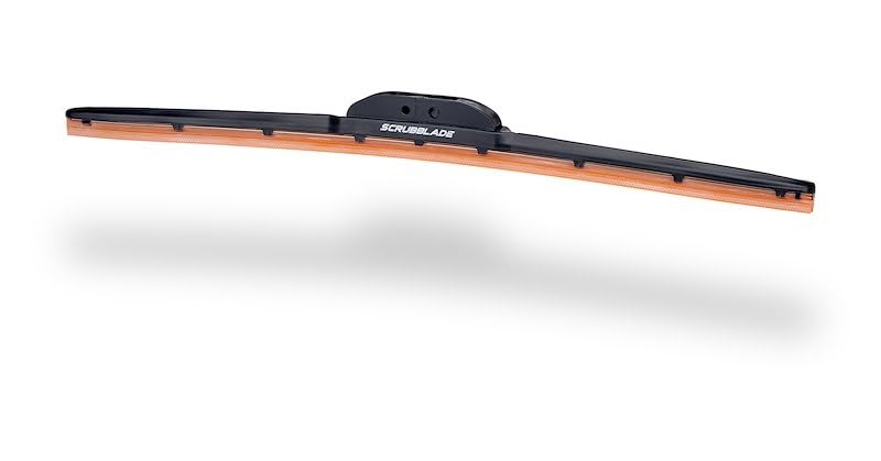 Shadeblade Windshield Wiper Blade 24 Inch Length Single Blade Oohlala Orange Standard Ceramic Coated Silicone Blade With Adapters