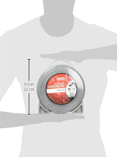 Magnum Gatorline Oregon 22-380 Trimmer Line Round Gauge 416', Gray