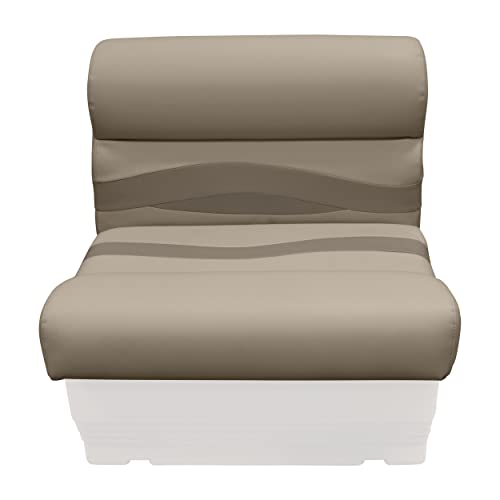 Premier Series Wise BM1143-1749 Pontoon 27" Bench Seat Cushion Set, Mocha Java/Café/Mushroom