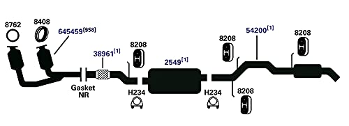 Exhaust Pipe AP Exhaust 38961