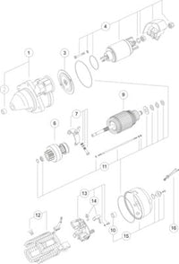 MS281 Mahle Starter