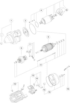 Starter Mahle - MS269