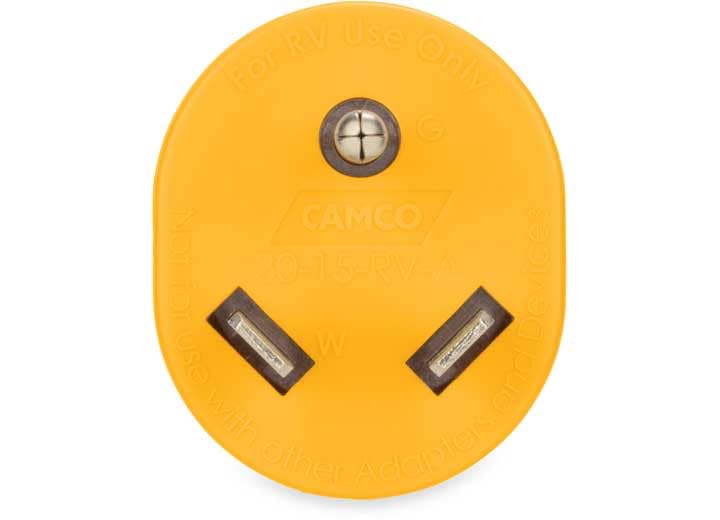30 Amp Male/15 Amp Female Adapter Camco 55232 with Indicator Light