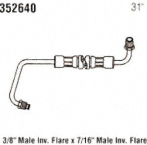 Power Steering Gates 352640 Hose Assembly Pressure Line