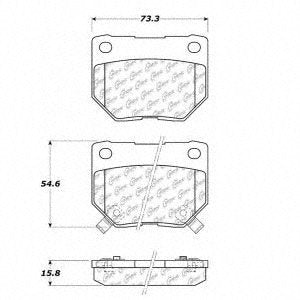 104_04610 centric Brake Pad Set