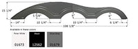 Fender Skirt ICON, Triple, Keystone, FS1000, Olive Grey, RH