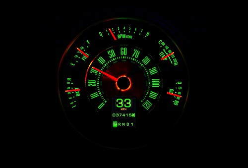 Dakota Digital Compatible with 1961-66 Ford Pickup Truck RTX-66F-BRO-X and 1966-77 Bronco Retrotech Gauge Instrument System