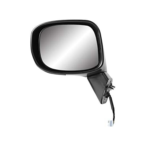 Mirror Driver Side for HONDA Civic Hybrid, (textured black w/PTM cover, w/turn signal, foldaway), L, P