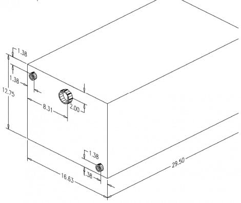 040225040225 25 Gallon Water Tank