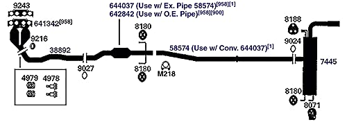 Catalytic Converter Gasket AP Exhaust Products 9243