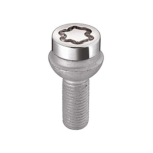 Chrome McGard Bolt Style Radius Seat Locks (M14 x 1.5 Thread Size) - Set of 4