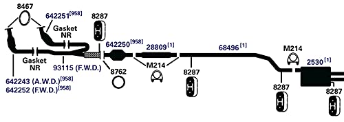 Pipe AP Exhaust 68496