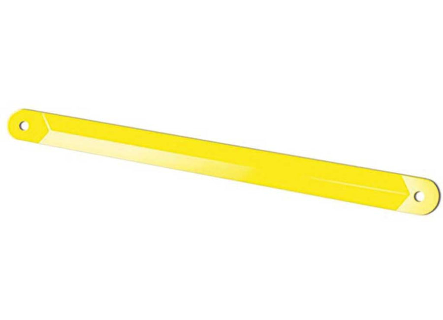 Replacement Lippert Support Arm for RV Power Stabilizer Jacks, 19.3" Long, 1-1/2" Wide, Powder-Coated Yellow Heavy-Gauge Steel, Mounting Hardware Not Included - 1134122