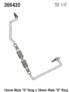 Power Steering Gates 366430 Hose Assembly Pressure Line