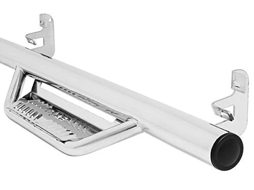 Podium SS Steps for RAM | RealTruck, Cab Length, Stainless Steel, Polished | HPD0984CC-SS | Fits 2009-2015.5 RAM 1500, 2010-2018 2500/3500/4500/5500 Crew Cab, SRW/DRW Gas/Diesel.