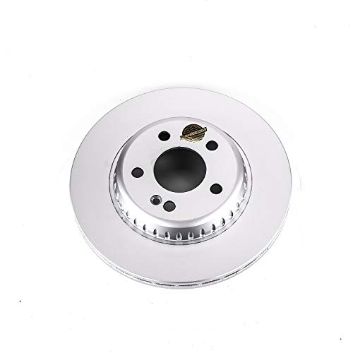 Power Stop EBR1605EVC High Carbon GEOMET Caoted Evolution Rear Brake Rotor For Mercedes-Benz C300, Mercedes-Benz C350e, Mercedes-Benz C, Mercedes-Benz E300, Mercedes-Benz E350 [Model Specific]