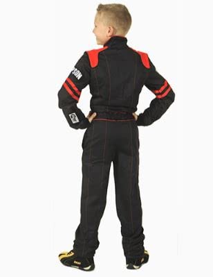 LY23271 SIMPSON Legend II Youth Suit (Med Black/Red)