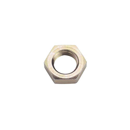 Fragola 4AN Stainless Steel Body Brass Bulkhead Nut, Zinc - Size 0.43-20