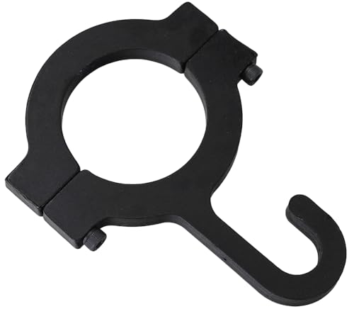Helmet Hook Moroso 61780, 1.5" Diameter Bar, Billet Aluminum, Black Anodized