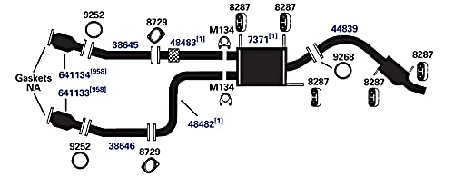 Exhaust Tail Pipe AP Exhaust Products 44839