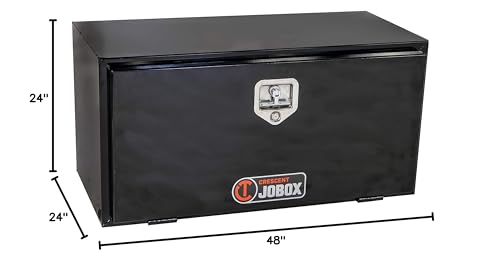 Crescent JOBOX Black Steel Underbed Box 48"x 24" x 24" - 7948242