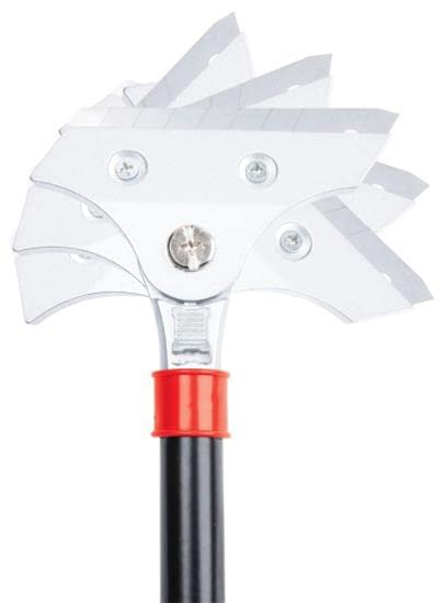 16-Inch Performance Tool W7520 Adjustable Multi-Purpose Scraper for Light Duty Scraping Jobs with Rubber Grip Handle and Carbon Steel Blade