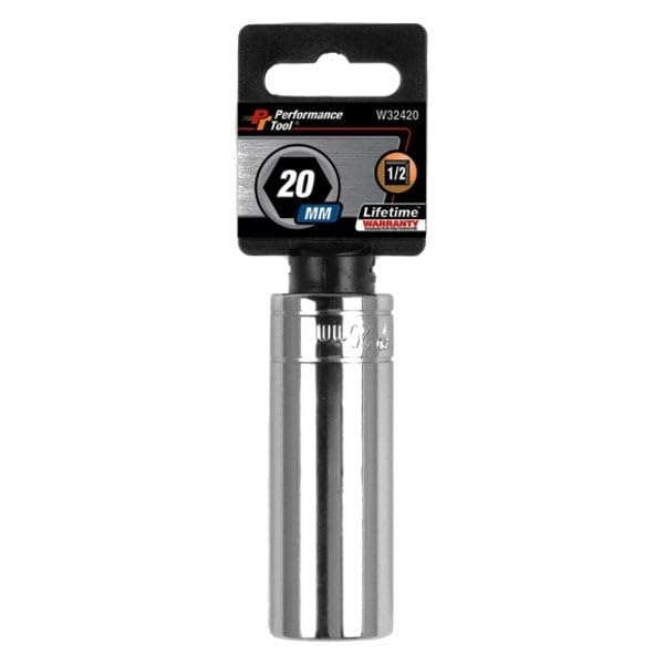 W32420 Performance Tool 1/2 Drive 6-Point Socket, 20mm
