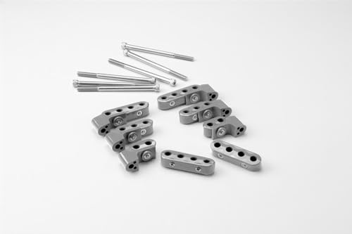 TOP Mount Smoothie Wire Separator KIT for 7-8mm Plug Wires, 2 2-Place, 2 3-Place, and 4 4-Place SEPARATORS, Gray