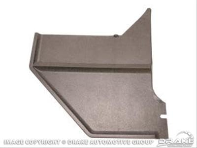 C7ZZ-65023445BK Scott Drake 1967-1968 Coupe & Fastback Kick Panels Black