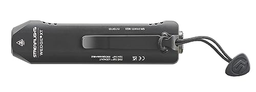 Wedge XT Streamlight 500-Lumen 1,900-Candela Flat Everyday Carry Flashlight, Includes USB-Cable and Pocket Lanyard, Black