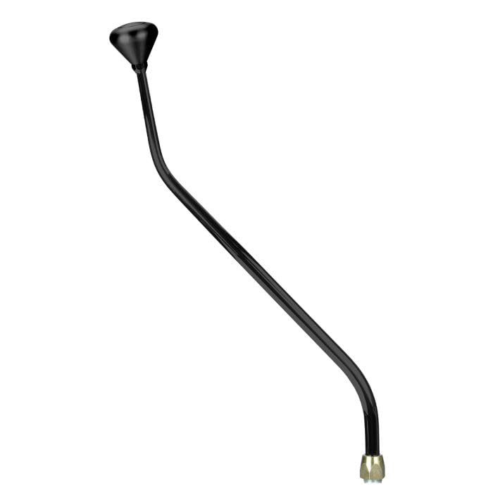 Lokar Performance Products Co Shifter COC4ANXMB Ford C4 Black 23" Double Bend Lever Mushroom Black Knob